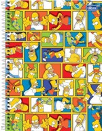 Ficha técnica e caractérísticas do produto Caderno Univ Simpsons 200 Folhas 10 Matérias Tilibra