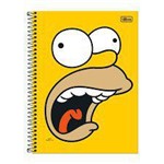 Ficha técnica e caractérísticas do produto Caderno Univ Tilibra Simpsons 200 Folhas 10 Matérias