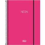 Ficha técnica e caractérísticas do produto Caderno Universitário 10 Matérias 160 Folhas Neon Pink - Tilibra