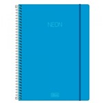 Ficha técnica e caractérísticas do produto Caderno Universitário 10mat Tilibra Neon (Azul)