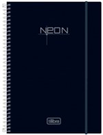 Ficha técnica e caractérísticas do produto Caderno Universitário 10x1 200f Neon Preto 141607 Tilibra - 1