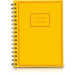 Ficha técnica e caractérísticas do produto Caderno Universitário C/ 96 Folhas Pautadas - Amarelo - Teca