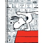 Ficha técnica e caractérísticas do produto Caderno Universitário Capa Dura Tilibra Snoopy Fundo Desenho - 200 Folhas