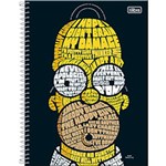 Ficha técnica e caractérísticas do produto Caderno Universitário Simpsons 1 Matéria 96 Folhas Hommer Fundo Amarelo - Tilibra