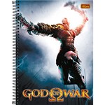 Ficha técnica e caractérísticas do produto Caderno Universitário Tilibra God Of War Azul com Capa Dura - 240 Folhas