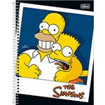 Ficha técnica e caractérísticas do produto Caderno Universitário Tilibra Simpsons Azul com Capa Dura - 200 Folhas