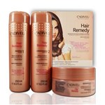 Ficha técnica e caractérísticas do produto Cadiveu Hair Remedy Kit Shampoo + Condicionador + Máscara Reparação