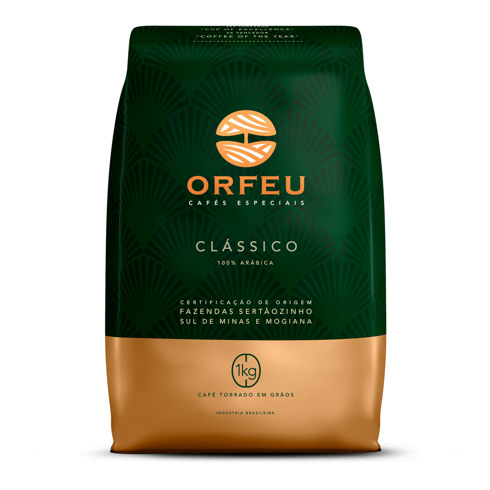Ficha técnica e caractérísticas do produto Café Orfeu - Clássico Torrado em Grãos | 1kg 000500