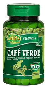 Ficha técnica e caractérísticas do produto Cafe Verde Unilife 90 Cápsulas 400Mg