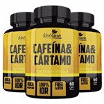 Cafeína e Cártamo - 3 Un de 60 Cápsulas - Katigua Sport