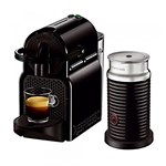 Ficha técnica e caractérísticas do produto Cafeteira com Aeroccino Inissia 110V Preta Nespresso