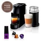 Ficha técnica e caractérísticas do produto Cafeteira com Aeroccino Nespresso Essenza Mini Black 220v