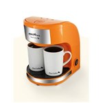Ficha técnica e caractérísticas do produto Cafeteira Duo Coffee 450W Laranja - Britânia - 110V