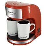 Ficha técnica e caractérísticas do produto Cafeteira Duo Coffee 2 Xícaras Vermelha Britânia - 220V