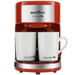 Ficha técnica e caractérísticas do produto Cafeteira Duo Coffee 2 Xícaras Vermelha Britânia