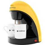 Ficha técnica e caractérísticas do produto Cafeteira Elétrica 450W Single Colors + 2 Xícaras CAF114 Amarela - Cadence - Cadence