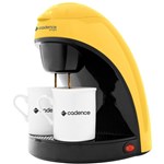 Ficha técnica e caractérísticas do produto Cafeteira Elétrica 450W Single Colors + 2 Xícaras CAF114 Amarela - Cadence