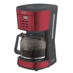 Ficha técnica e caractérísticas do produto Cafeteira Elétrica Black+Decker Cmp para 30 Cafés Programável Vermelho Metálico - 110V