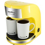 Ficha técnica e caractérísticas do produto Cafeteira Elétrica Britânia Duo Coffee 2 Xícaras Amarela - 450W