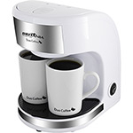 Ficha técnica e caractérísticas do produto Cafeteira Elétrica Britânia Duo Coffee 2 Xícaras Branca - 450W