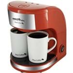 Ficha técnica e caractérísticas do produto Cafeteira Elétrica Britânia Duo Coffee 2 Xícaras Vermelha - 450W