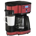 Ficha técnica e caractérísticas do produto Cafeteira Eletrica Hamilton Beach 2 Way 220V Preta e Vermelha