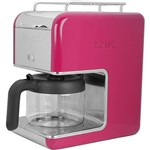 Ficha técnica e caractérísticas do produto Cafeteira Elétrica Kenwood CM029 - 6 Xícaras - Pink