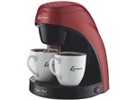 Cafeteira Elétrica Lenoxx PCA 031 Preta e Vermelha - 2 Xícaras