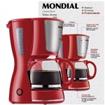 Ficha técnica e caractérísticas do produto Cafeteira Elétrica Mondial Dolce Arome 18 Xícaras