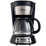 Ficha técnica e caractérísticas do produto Cafeteira Elétrica Philco Digital PHD14P - Preta/Prata - 220v