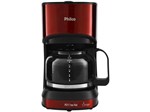 Ficha técnica e caractérísticas do produto Cafeteira Elétrica Philco PCF17 Inox Red - Vermelha e Preta 15 Xícaras