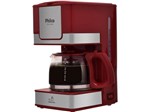 Ficha técnica e caractérísticas do produto Cafeteira Elétrica Philco PH16 15 Xícaras Inox - Vermelho e Cinza 127v