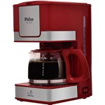Ficha técnica e caractérísticas do produto Cafeteira Elétrica Philco PH16 Inox 600ml - Vermelha