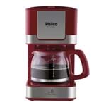 Ficha técnica e caractérísticas do produto Cafeteira Elétrica Philco Ph16 Inox Vermelho 220v