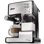Ficha técnica e caractérísticas do produto Cafeteira Expresso Automática Oster Prima Latte em Aço Inox 6602 - Oster