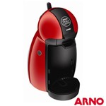 Ficha técnica e caractérísticas do produto Cafeteira Expresso Dolce Gusto Piccolo Vermelha com Pressão de 15 Bar DP02 110V - Arno