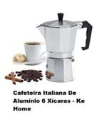 Ficha técnica e caractérísticas do produto Cafeteira Expresso Italiana 6 Xícaras Ke Home