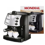 Ficha técnica e caractérísticas do produto Cafeteira Expresso Mondial Coffee Cream Premium C-08 15 Bar
