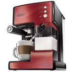 Ficha técnica e caractérísticas do produto Cafeteira Expresso Oster Prima Latte – Vermelha - 110V