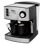 Ficha técnica e caractérísticas do produto Cafeteira Expresso Philco Coffee Express - Inox - 15 Bar - 110 V