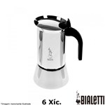 Ficha técnica e caractérísticas do produto Cafeteira Italiana Inox Venus 6 Xícaras - Bialetti