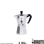 Ficha técnica e caractérísticas do produto Cafeteira Italiana Moka Express 1 Xícara - Bialetti