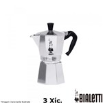 Ficha técnica e caractérísticas do produto Cafeteira Italiana Moka Express 3 Xícara - Bialetti