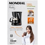 Ficha técnica e caractérísticas do produto Cafeteira Mondial Pratic 17 xícaras - Nc25 220V