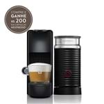 Cafeteira Nespresso Essenza Mini Preta + Aero3 220v