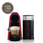 Cafeteira Nespresso Essenza Mini Red + Aero3 220v