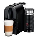 Ficha técnica e caractérísticas do produto Cafeteira Nespresso U Milk Pure Black Preta - Voltagem=220v