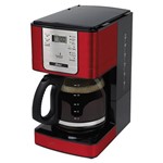 Ficha técnica e caractérísticas do produto Cafeteira Oster Flavor Vermelha Programável 110V - BVSTDC4401