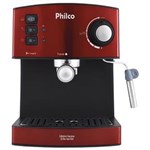 Ficha técnica e caractérísticas do produto Cafeteira Philco Expresso 20 Bar Inox Red - 110V