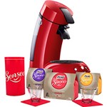 Ficha técnica e caractérísticas do produto Cafeteira Philips Senseo Vermelha HD7811/91 + Kit de Degustação